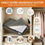 Beachcrest Home Fabric Underbed Storage