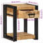 40cm W Iron Bedside Table