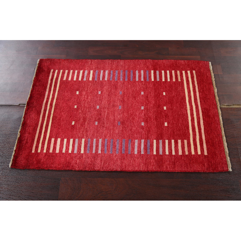 Tapis oriental rouge Foy Gabbeh Kashkoli