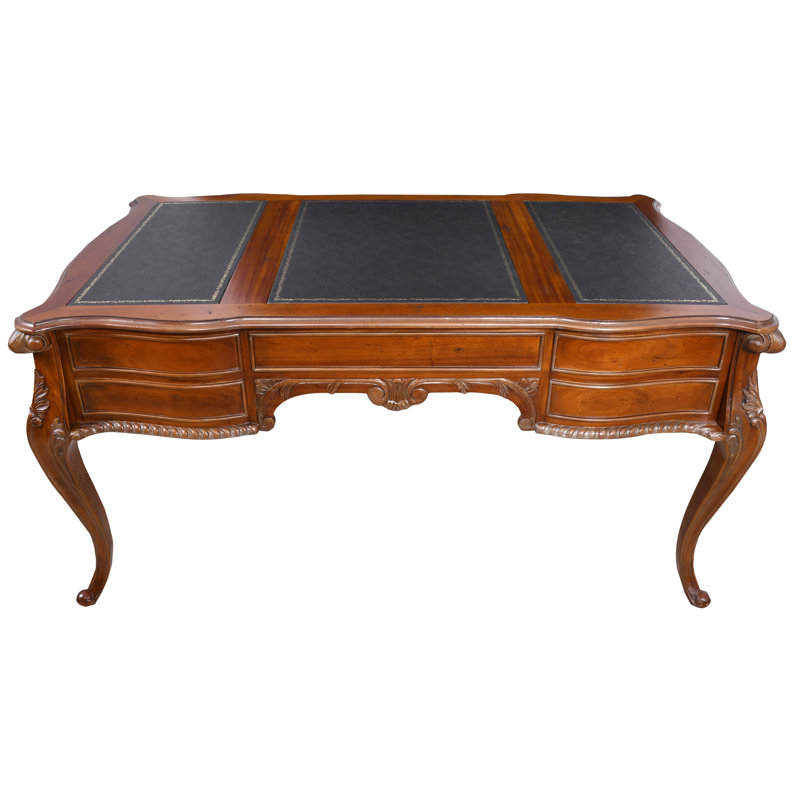 Henkel Solid Wood Base Writing Desk, Brown