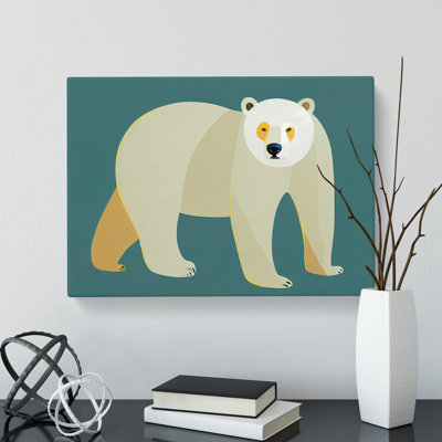 A Marvellous Polar Bear - Wrapped Canvas