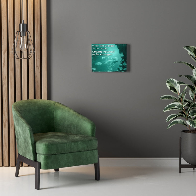 When Life Changes - Wrapped Canvas Print, 30cm H x 41cm W