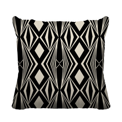 Coussin décoratif intérieur / extérieur Dean Minimalist Tribal Abstract