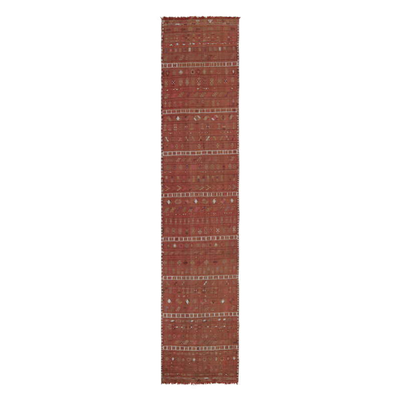 One-of-a-Kind 2'6" X 11'5" Hand Knotted Area Rug