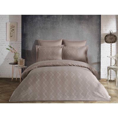 Cotton Geometric Shapes Duvet Cover