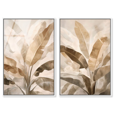 Ensemble de décoration murale Boho Golden Leaf