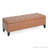 Upholstered Button Tufted Storage Bench