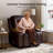 Oversized Wide Power Lift Recliner Chair - Heat and Massage, Faux PU Leather Lift Recliner Chair for the Elderly, Adjustable Back and Legs, Designed for the Elderly and People with mobility impaired-483688156