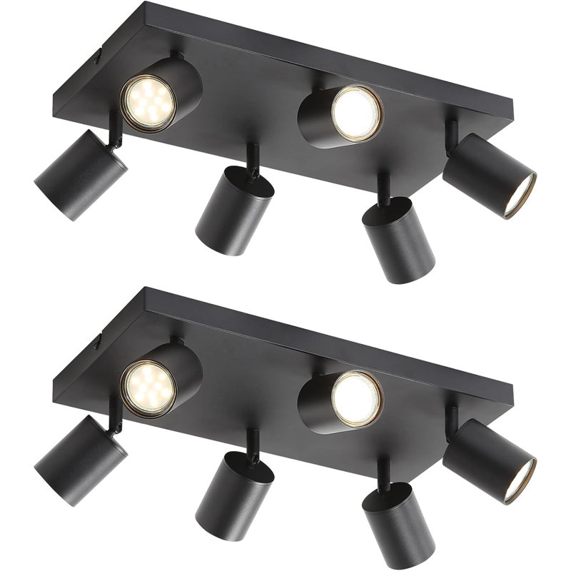 Celedonia 1-Light 31cm LED Integrated Flush Mount, Black