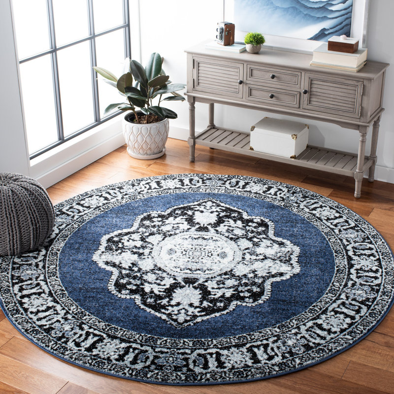 Cascata Performance Oriental Rug, Rond 3 pi