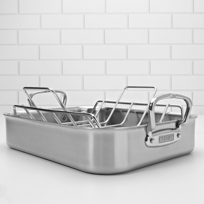 Hestan Provisions 16.5" Large Classic Roaster w/ Rack