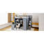 Lit mezzanine double avec garde-robe, bureau et tablettes-2105625543