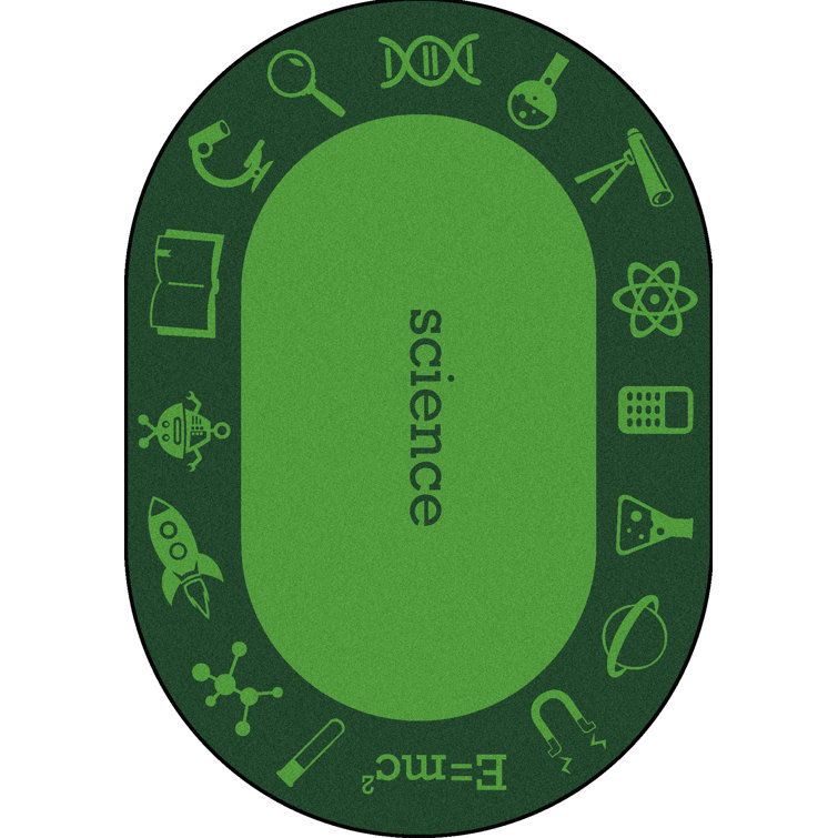 Steam Science Green by Joy Carpets Area Rug