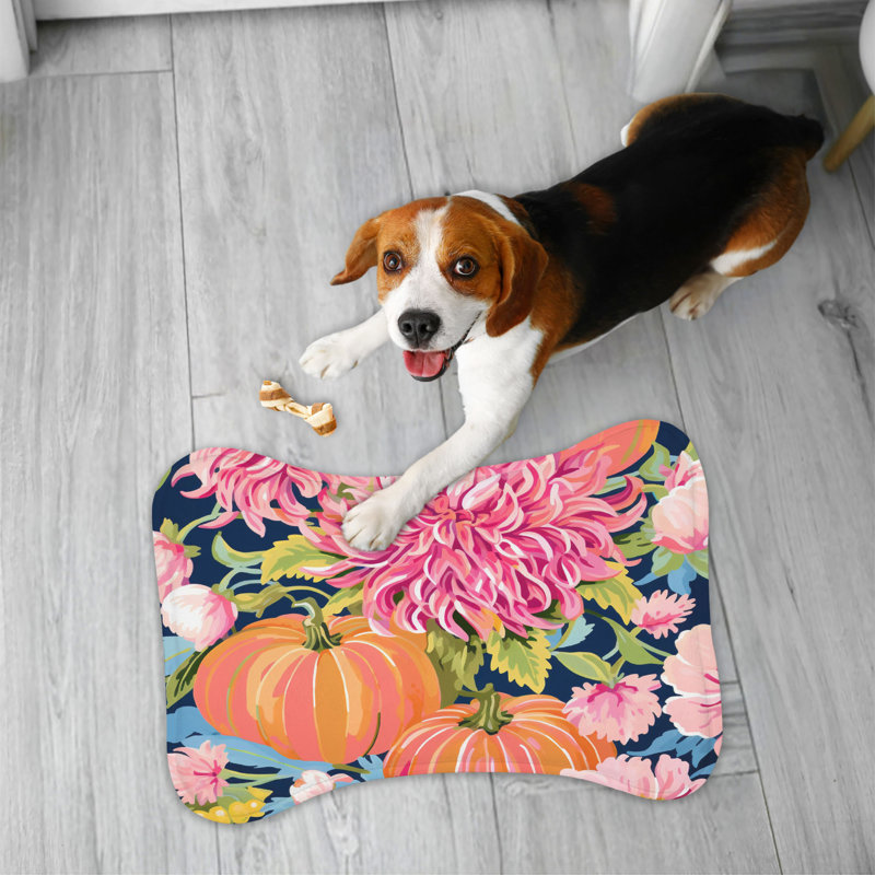 Tapis d'alimentation en forme d'os 1 pièce