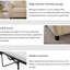 Lit escamotable à 2 places avec matelas 81,5 po beige, avec matelas, en 1 pour les petits espaces, mousse à mémoire de forme confortable, lin moderne en bois massif et base en fer, siège, canapé convertible, lit, caractéristique, appartement,-1720108510