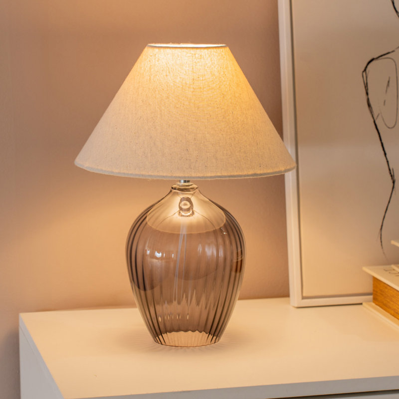 Matheu 36cm Table Lamp, Grey