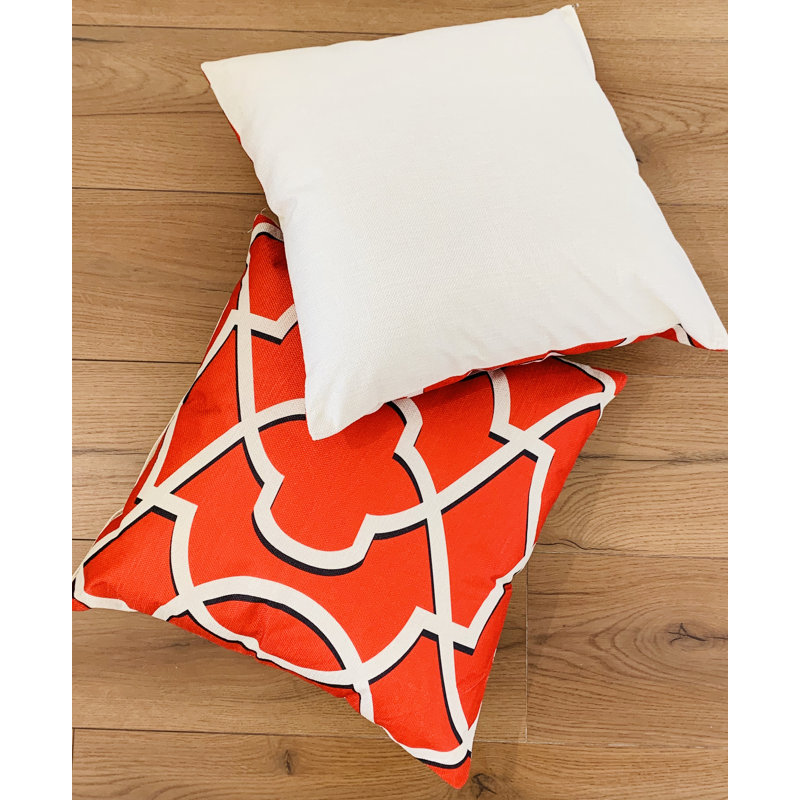 Gabrielle Indoor / Outdoor Geometric Square Throw Cushion Cover