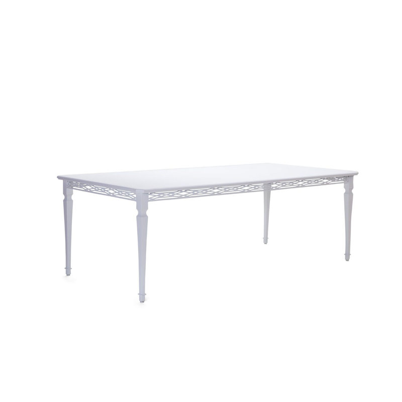 Tuoro Outdoor Dining Table, Smooth Black
