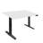 Mount-It Dual Motor Electric Standing Desk with 48 in. Tabletop, White-95768374