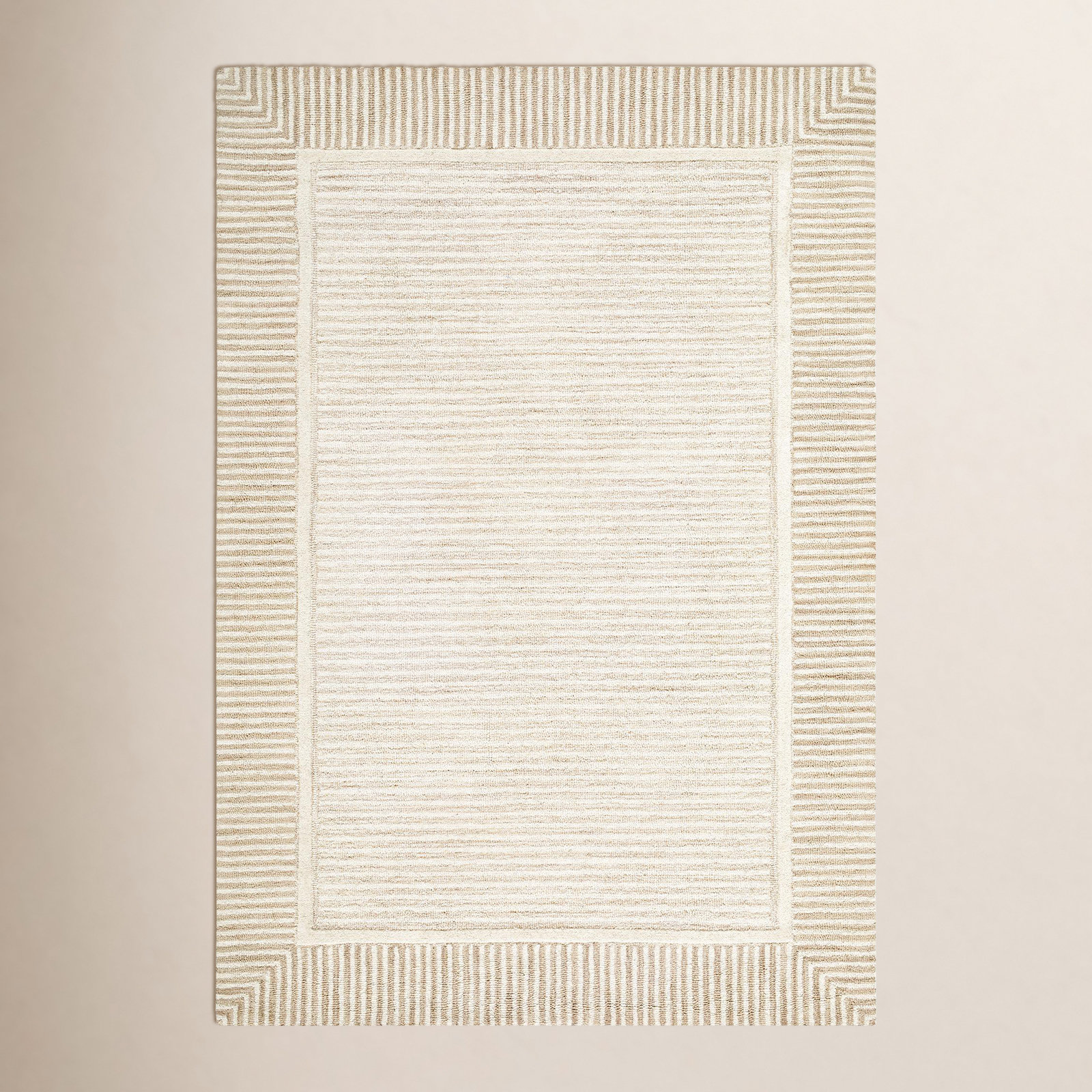 Hand-Tufted Indoor Geometric Rug, Rectangle 9' x 12'