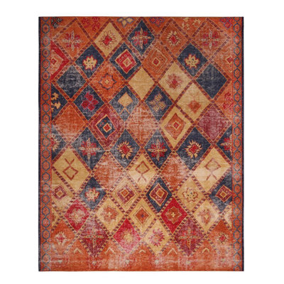 Distressed Homage Hand Knotted Wool Area Rug