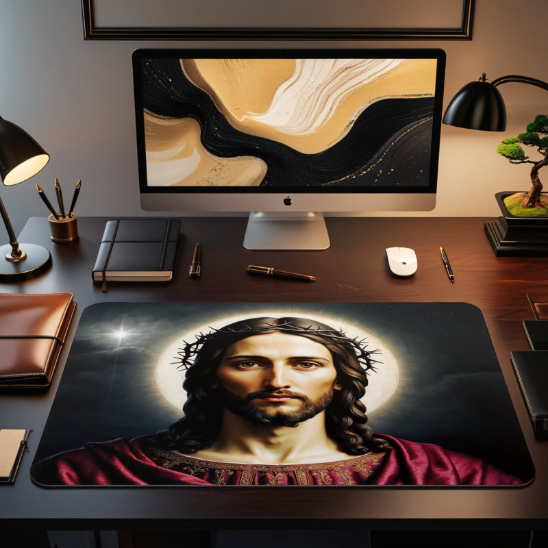Polyester Desk Pad, 31.5x15.5