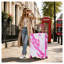 Valise rigide en polycarbonate 28 pouces - rose