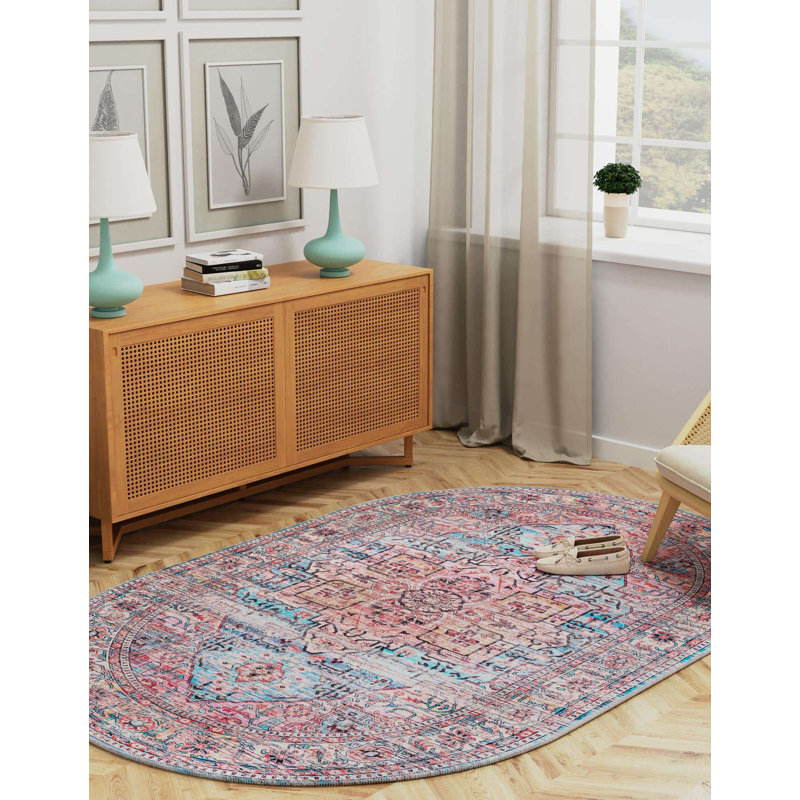 Hedgepeth Oriental Indoor Rug, Oval 2' x 3'1"