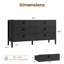 6 - Drawer Dresser, 55.1" W-1438467337