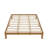 Queen Size Wood Platform Bed Frame-12 Inch Solid Wood Queen Bed Frame With Slat Support, No Box Spring Needed, Easy Assembly-Rustic Pine