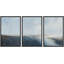 "Contemporain bleu et beige, paysage abstrait, illustrations, art moderne, salon", 3 pièces-100781143-100781142