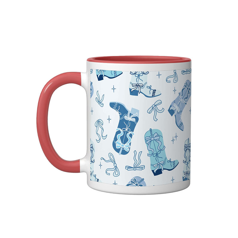 Ceramic Coffee Mug, Red