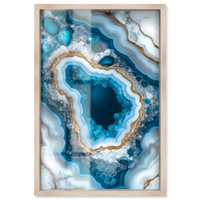 «Godeed Geode Eye I Shadowbox Print» par Art Remedy