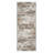 Aura Modern Abstract Machine Washable Distressed Grey / Yellow Indoor Area Rug with Non-Slip Backing-511136219