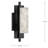 Camfort Steel Recessed Wall Light