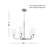 Parkmont Plug & Play 5-Light Chandelier in Transitional and Modern Style-84.14 Inches Tall and 24 Inches Wide-107379005