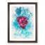 Fuscia Pink Dying Rose Watercolour - Picture Frame Graphic Art-56923546-56923549