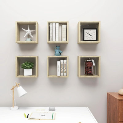 Glendine 6 Piece Square Cube Shelf