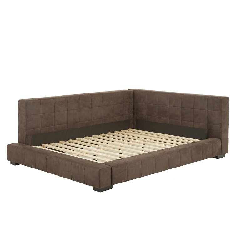 Steelside™ Beckham Upholstered Platform Bed & Reviews