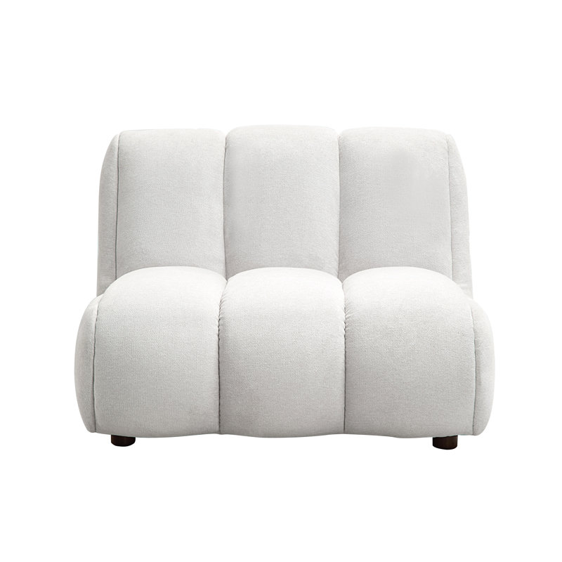 Chaise en lin blanc ivoire Manilla