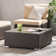 Hasanat Rectangular Metal Outdoor Coffee Table , 33'' in. W 30.25'' in. D