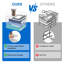 Organisateur de bureau et rangement, organisateur de bac à papier en papier à 4 niveaux, organisateur de bureau transparent empilable pour documents, transparent