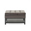 Fauteuil carré avec rangement et support inférieur