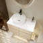 Meuble-lavabo mural 32 po avec lavabo en céramique et portes à fermeture en douceur-1492836500