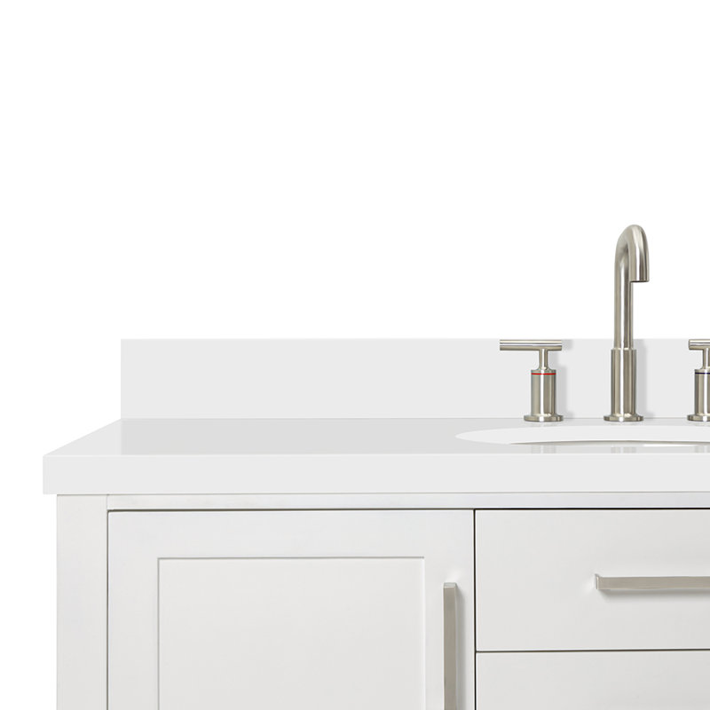 Bayhill 61'' W Single Vanity, Oval, Navy, 61"
