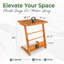 Ensemble de chambre à coucher Jaxson 3 pièces, cadre de lit queen en bois massif d'acacia avec 2 tables de chevet assorties-1051299994-1051299997