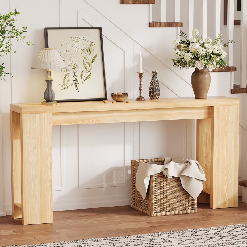Canapé-lit rustique 70,9 po Rustic Farmhouse, Beige