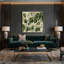 «Botanical Hops», art mural sur toile beige-866963805