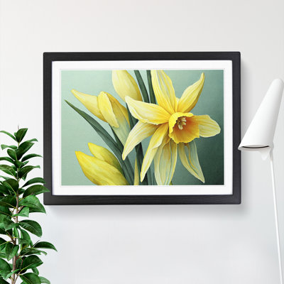 XH1022-10110X Welcoming Daffodil Flowers - Single Picture Frame Print