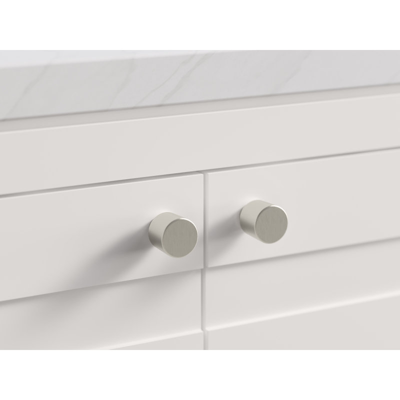 Bouton d'armoire Helst, Nickel brossé